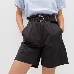 Super Cute High-Waisted Paperbag Mid-length shorts